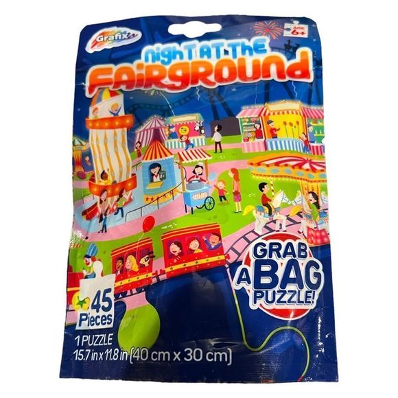 Grafix Night At The Fairgrounds Grab a
Bag 45 Piece Puzzle - Picture 1 of 8